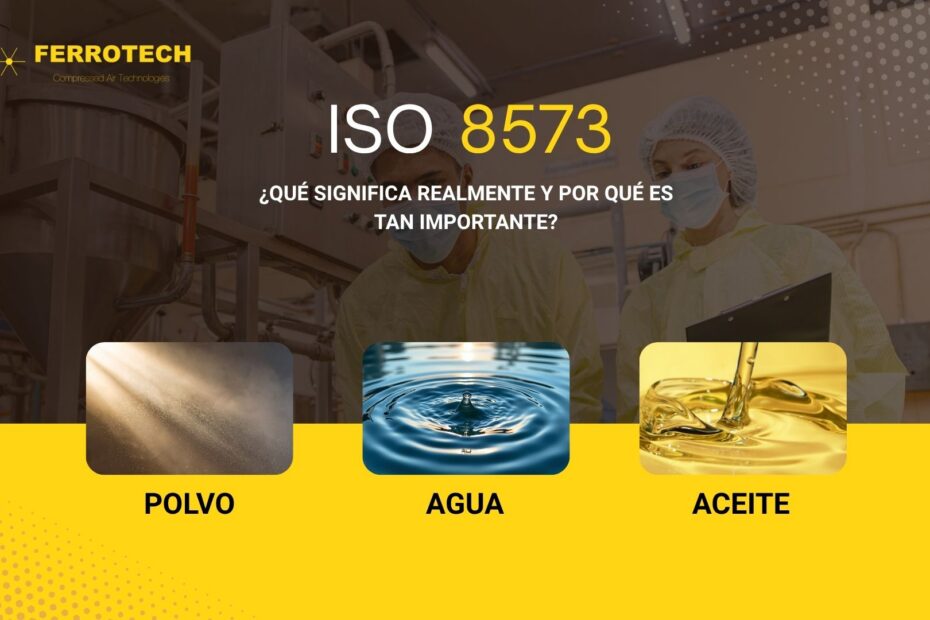 ISO 8573 para aire comprimido